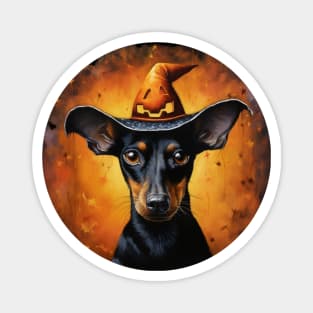 Halloween Manchester Terrier Magnet